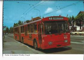 Swiss Trolley coachlinja-auto - postikortti autopostikortti kulkematon