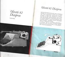Olivetti 82 Diaspron  -   käyttöohje