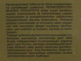 Perinteentutkimuksen perusteita