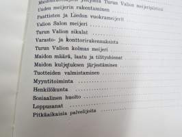 Valio Meijerien Keskusosuusliike - Turun konttori 1910-1950 -historiikki
