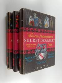 Suuret draamat 1-3 : Romeo ja Julia ; Kesäyön unelma ; Macbeth ; Hamlet ; Othello ; Kuningas Lear ; Venetsian kauppias