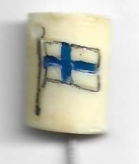 Suomen lippu - neulamerkki rintamerkki