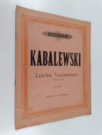 Kabalewski - Leichte variationen (Toccata) Op. 40 Nr. 1