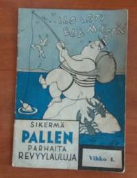 Sikermä Pallen parhaita revyylauluja Vihko 4