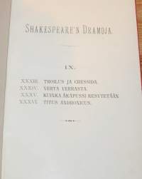 Shakespeare´n dramoja (Shakespearen draamoja) I-IX