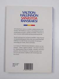 Valtionhallinnon sanastoa ranskaksi