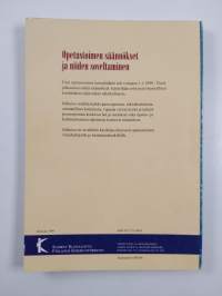 Opetustoimen säännökset ja niiden soveltaminen