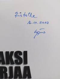 Kaksi kirjaa - ja se kolmas : Seppo Toiviaisen ja Matti Virtasen kirjeenvaihtoa 1996-2005 (signeerattu, tekijän omiste)