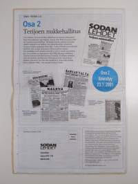 Sodan lehdet : kokoelma sanomalehtiä vuosilta 1939-45 osat 1-52 (koteloissa, kaikki osat)