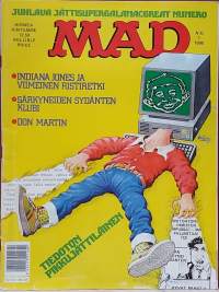 Suomen Mad 1/1990 - Juhlava jättisupergalamacgreat numero.  (Sarjakuvalehti, sopiva keräilykappaleeksi)