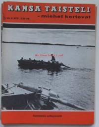 Kansa taisteli - miehet kertovat 1975 nr 8 - kansi syöksyveneitä, ääniä erämaasta, kesä 1944, tavoitteena Taipaleenjoki, viimeinen taisto, Vesihiisi