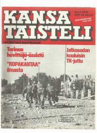 Kansa taisteli - miehet kertovat 1979 nr 9 / Hävittä-ässät,  propakantaa ilmasta, Jatkosodan kuuluisin TK-juttu, Papulan sillan jäännösten yli Viipuriin