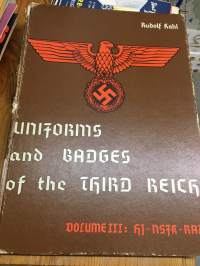 Uniforms and Badges of the Third Reich Vol. 3 - HJ-NSFK-RAD