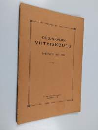 Oulunkylän yhteiskoulu lukuvuosi 1927-1928