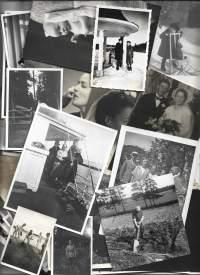 Musta-valko valokuvia aikojen takaa  - valokuva n 100 kpl erä