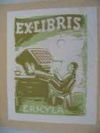 Ex Libris Erkylä signeerattu VL