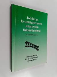 Johdatus kvantitatiiviseen analyysiin taloustieteissä