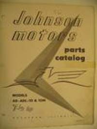 Johnson AD-ADL-10 &amp; 10M 7.5 hp 1956 parts catalog