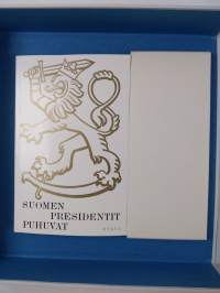 Suomen presidentit puhuvat (kirja + 12 LP-levyä)