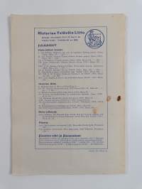 Historiallinen aikakauskirja 1a/1953