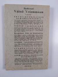 Professori Väinö Voionmaan täyttäessä 60 vuotta 12.2.1929