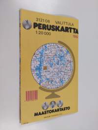 Valittula peruskartta 1:20 000 : 1992