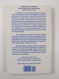 In defense of the lifeworld : critical perspectives on adult learning