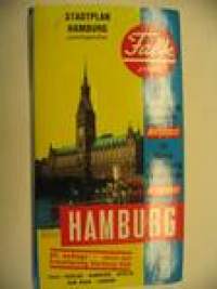 Hamburg Stadtplan . Falk kartta
