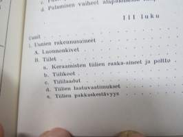 Taloustulisijat -suunnittelu, tekniikka, muuraus (uuninmuuraus), lämmittäminen ym.