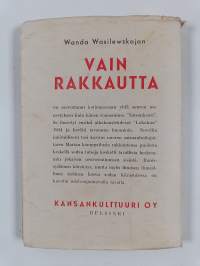 Vain rakkautta