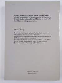 Suomen kirkkohistoriallisen seuran vuosikirja 1982 = Finska kyrkohistoriska samfundets årskrift 72 - 1982