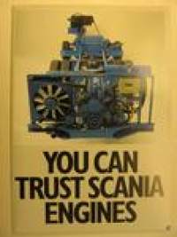 Scania engines bus programme (bussit) -myyntiesite / sales program