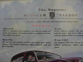Sunbeam-Talbot 90 -myyntiesite
