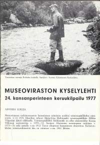 Museoviraston kyselylehti   24, kansanperinteen keruukilpailu 1977
