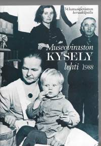 Museoviraston kyselylehti   34 kansanperinteen keruukilpailu 1988