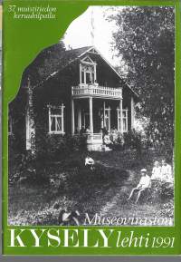 Museoviraston kyselylehti   37. muistitiedon keruukilpailu 1991