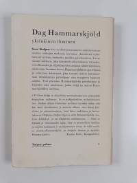 Dag Hammarskjöld : yksinäinen ihminen