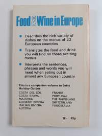 Food and Wine in Europe