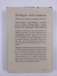 Teologia etsii suuntaa