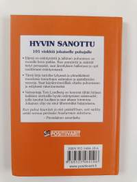 Hyvin sanottu