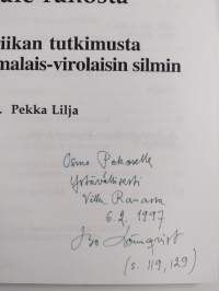 Luule runosta : Lyriikan tutkimusta suomalais-virolaisin silmin (signeerattu, tekijän omiste)