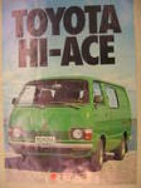 Toyota Hi-Ace vm. 1978 myyntiesite (taittunut)