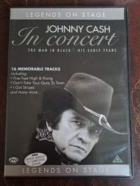 Johnny Cash – In Concert (The Man In Black - His Early Years) Legends On Stage (2007) DVD