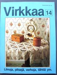 Virkkaa nro 14Liinoja,pitsejä,verhoja,tähtiä ym.