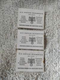 3 kpl saksalaisia  Alte deutsche volksmärchen 3,4,5V.1940