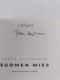 Suomen mies : Urho Kekkosen elämä (signeerattu)