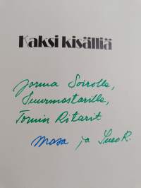 Kaksi kisälliä : 100 vuotta Sulon ja Masan matkassa mainonnan markkinoilla (signeerattu, numeroitu)