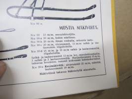 Napialan Nahkatehdas Oy - Hinnasto 1938