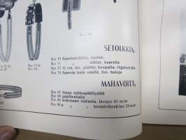 Napialan Nahkatehdas Oy - Hinnasto 1938