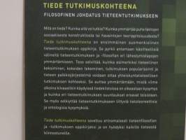 Tiede tutkimuskohteena - Filosofinen johdatus tieteentutkimukseen